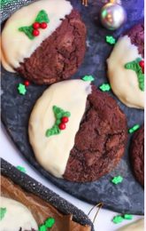Triple chocolate cookies