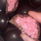 Raspberry Truffle Bites